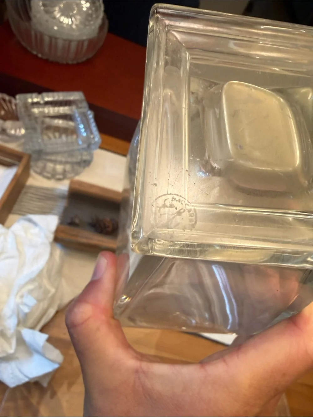 Vintage Baccarat Pearl Crystal Vase